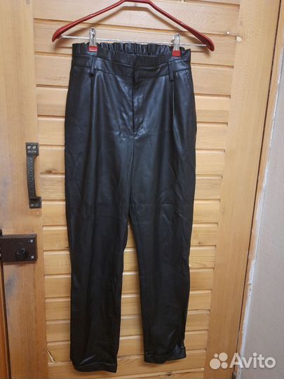 Брюки кожаные