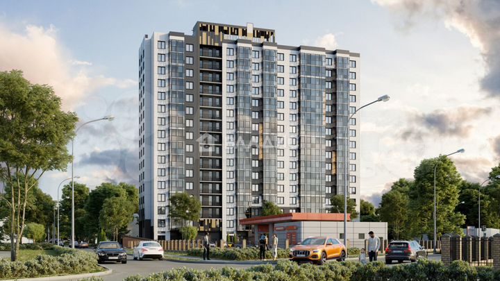 3-к. квартира, 93,9 м², 12/16 эт.