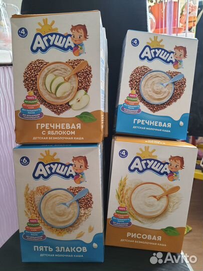 Сухие каши Агуша
