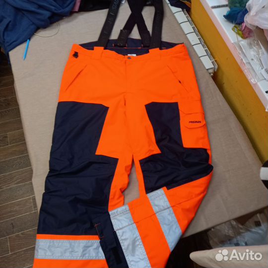 Сигнальный полукомбинезон 52-54 Fristads Швеция