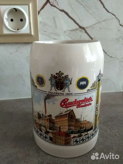 Кружка пивная Budweiser