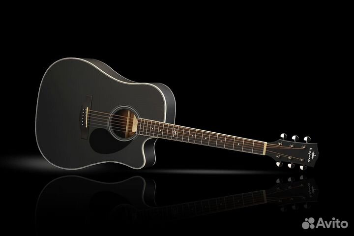 Акустическая гитара Kepma D1C Black