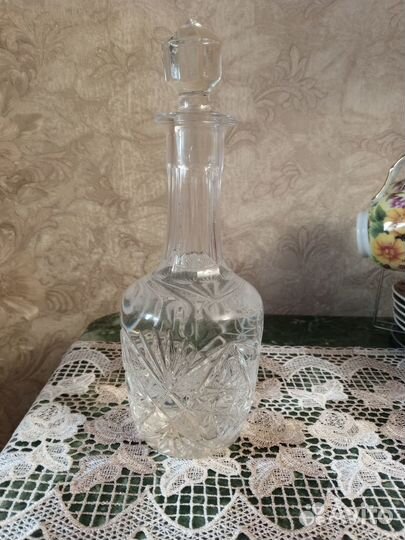 Штоф/ графин хрустальный