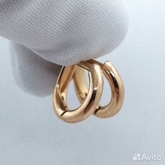 Золотые серьги