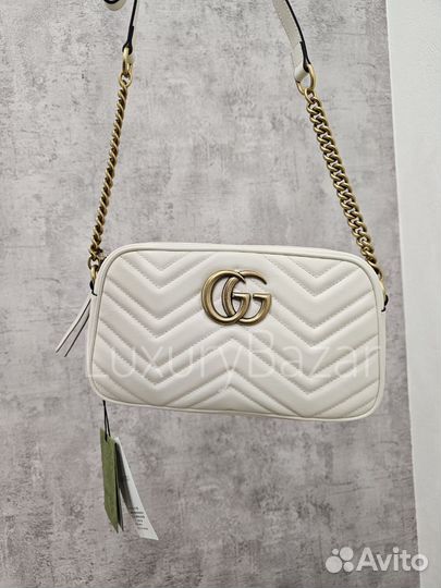Сумка Gucci Marmont 24 белая