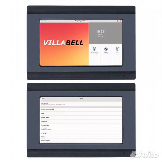 Видеодомофон smartyiba новый, 2 монитора, вайфай