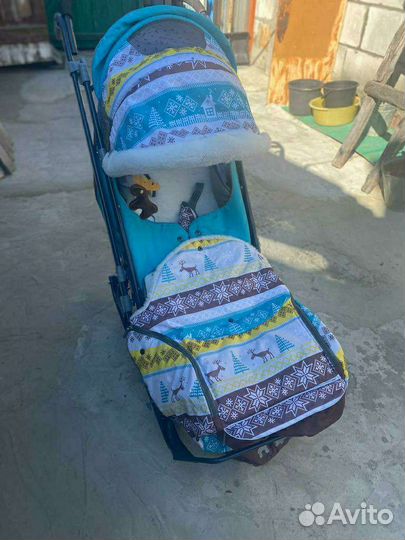 Санки коляска ника