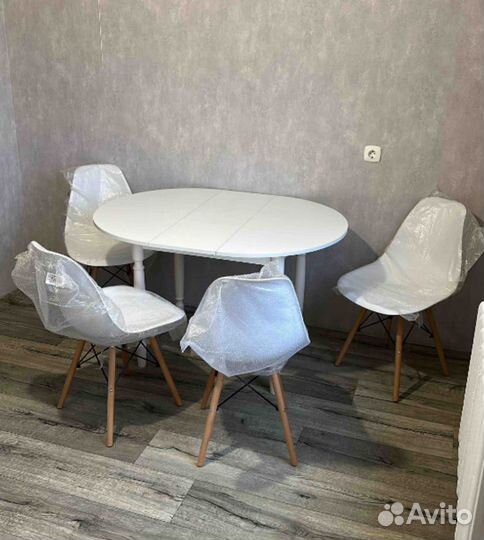 Новые стулья Stool group белые пластик дерево