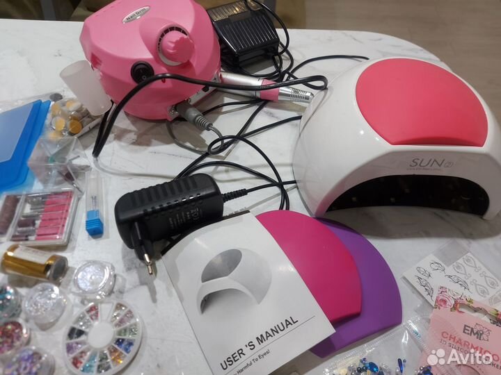 Уф/лед лампа SAN2 для ногтей, декор для ногтей