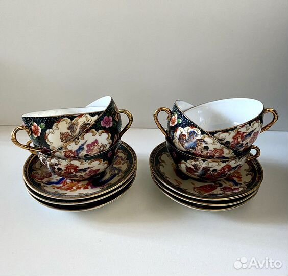 Чайный сервиз костяной фарфор Китай