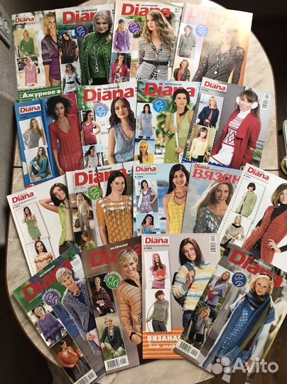 Журналы по вязанию крючком 110 шт