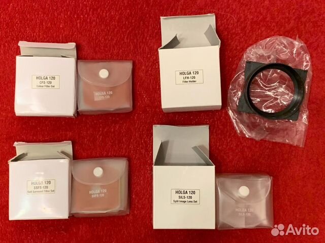 Holga 120 фильтры и адаптер для мгновенных фото