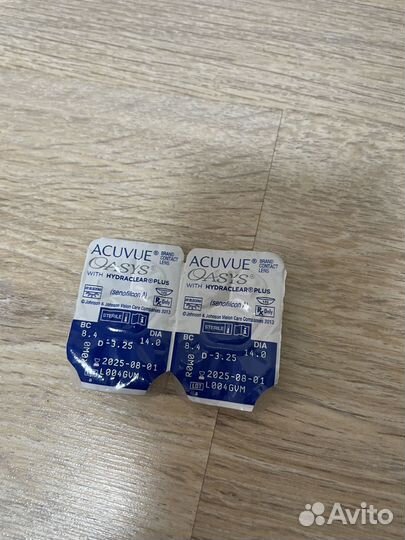 Линзы контактные acuvue oasys двухнедельные