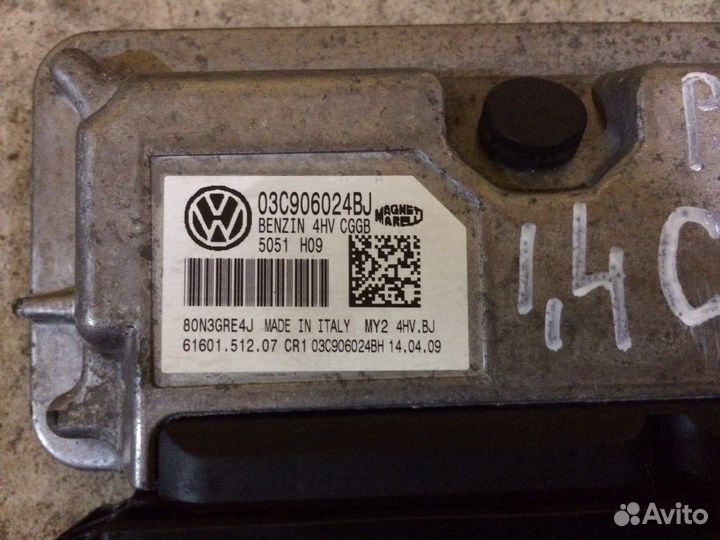 Эбу Двигателя 1.4 cggb 03C906024BJ