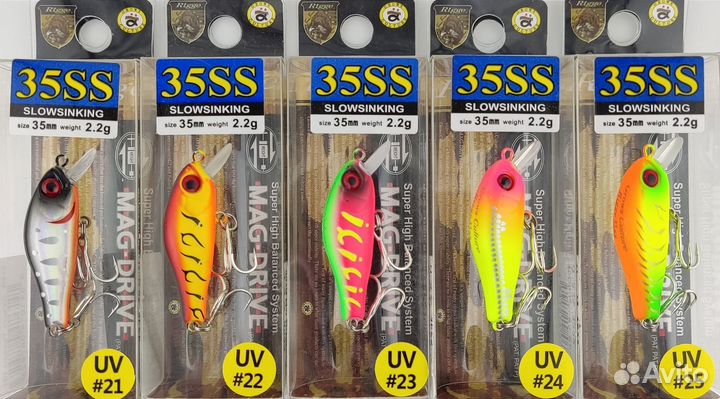 Воблер ZipBaits Rigge 35SS, 48 цветов