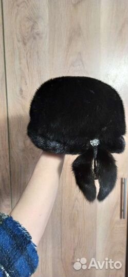 Шапка норковая женская