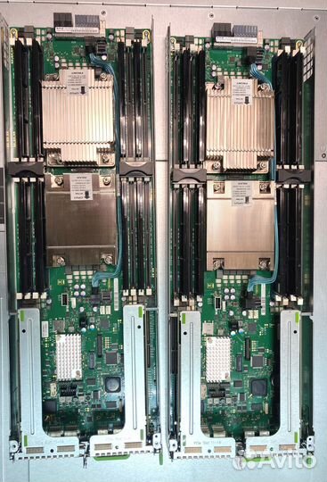 Сервер twin на 8 Xeon v3/v4 Fujitsu CX400 CX2550