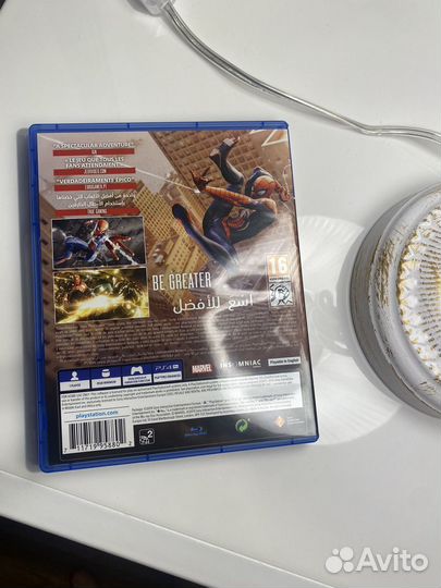 Spider man ps4 диск/ русский язык