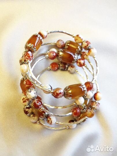 Браслеты из натурального камня ручной работы