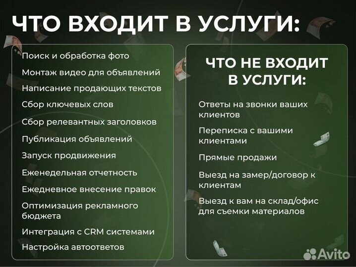 Услуги авитолога / Авитолог / Консультации