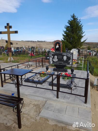 Памятники и надгробия. Установка. Укладка плитки