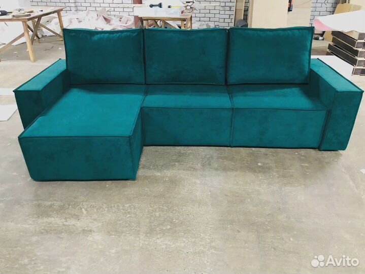 Диван Угловой лофт 3х