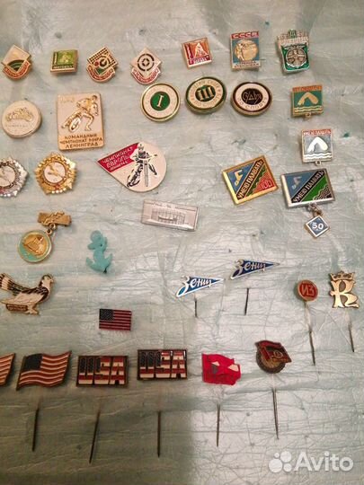 Значки спорт,ленин,города герои,детские