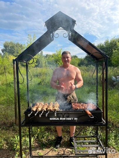 Мангал кованый