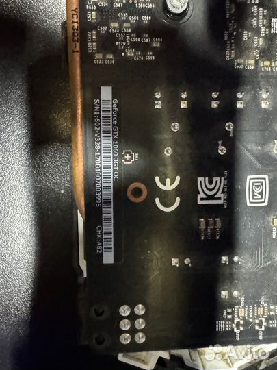 Видеокарта gtx 1060 3gb msi
