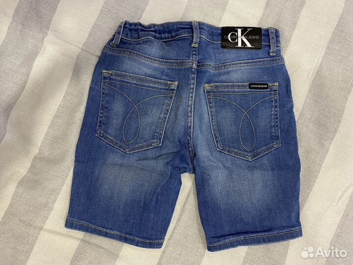 Calvin klein шорты джинсовые