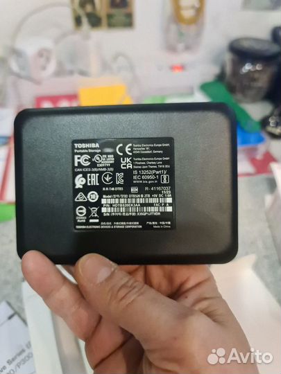 Внешний диск HDD Toshiba Canvio hdtb520EK3AA, 2тб