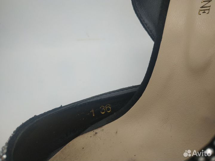 Туфли женские черные 36 нарядные на новый год