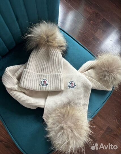 Костюм зимний Moncler + шапка/шарфик Moncler