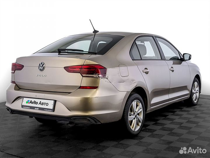 Volkswagen Polo 1.6 AT, 2020, 139 864 км