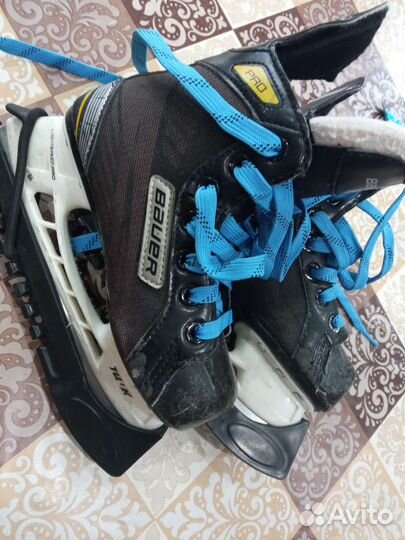 Хоккейные коньки bauer 31 размер