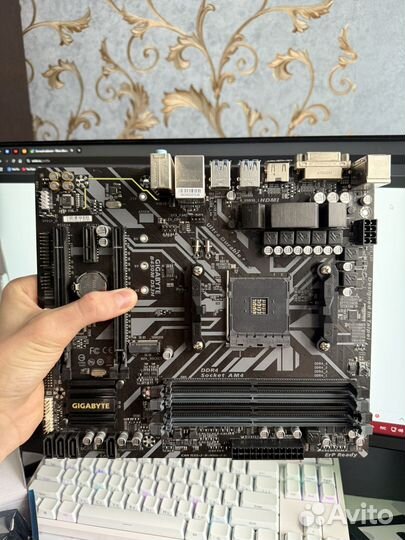 Материнская плата gigabyte b450m ds3h