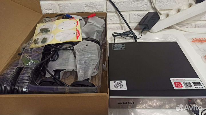 Система видеонаблюдение 4 (8) камеры