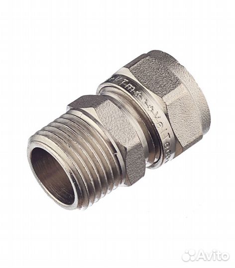 Соединитель прямой 16 обж(ц) х 1/2 нр(ш)