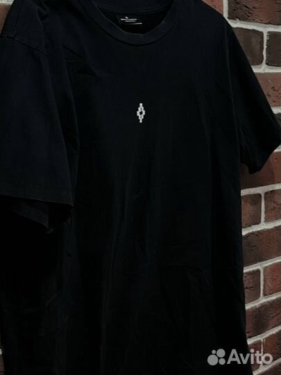 Футболка marcelo burlon black logo Оригинал