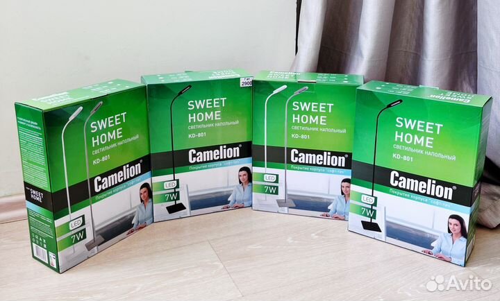 Торшер, светильник напольный Camelion 7вт