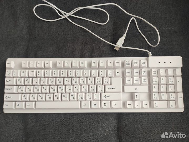 Клавиатура dexp K-301WU белая