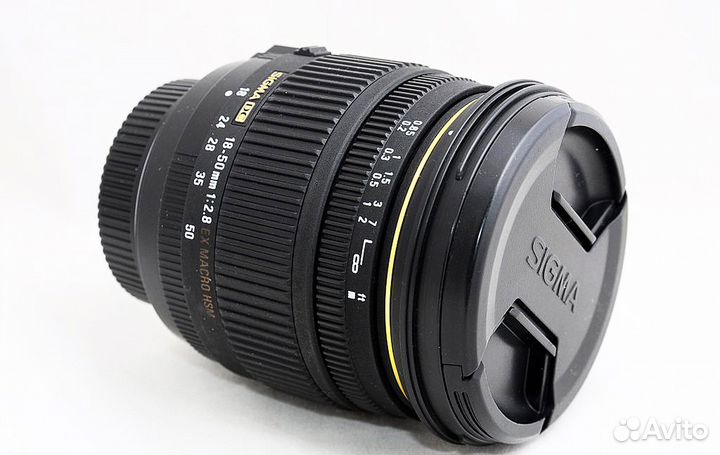 Профи Sigma DC 1:2.8 18-50mm EX macro HSM Nikon DX