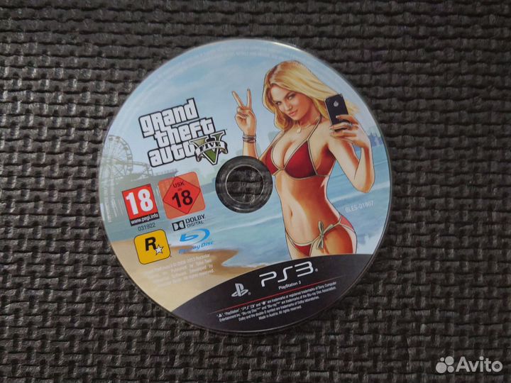 GTA 5 диск Ps3 Playstation 3 игра