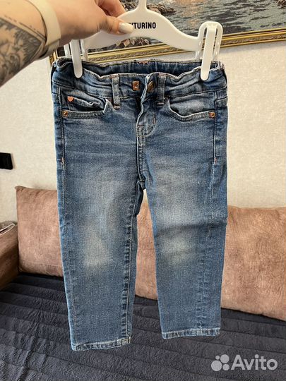 Джинсы для девочки 92