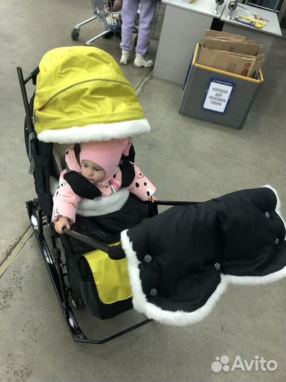 Коляска санки