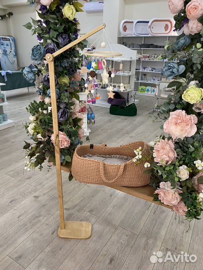 Ножка для мобиль деревянный кронштейн напольный