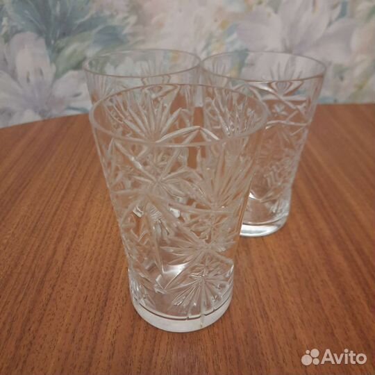 Хрустальные стаканы