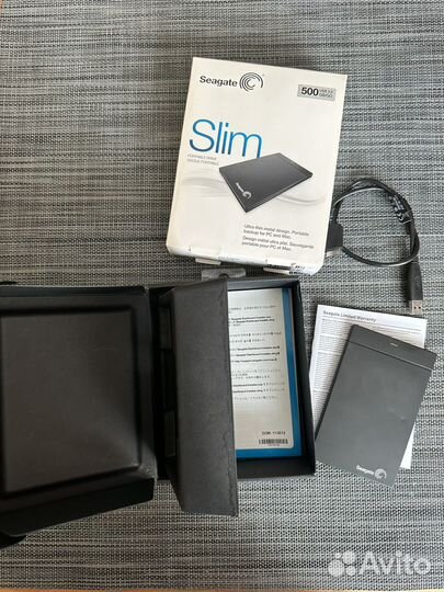 Внешний жесткий диск seagate slim 500 gb