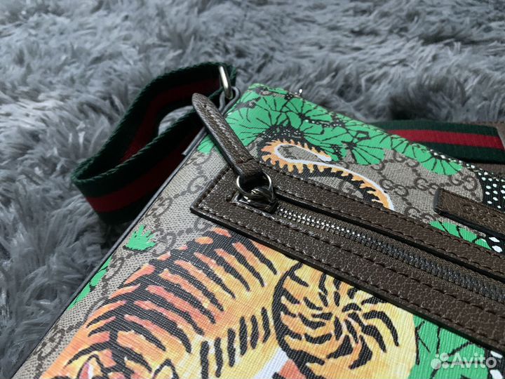 Сумка gucci tiger мужская