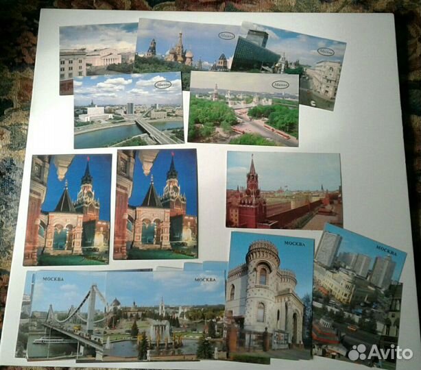 Открытки, издания о Москве СССР